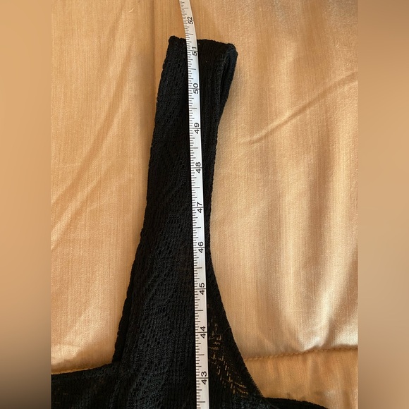 Free People Black Sheer Maxi Dress - Picture 8 of 10